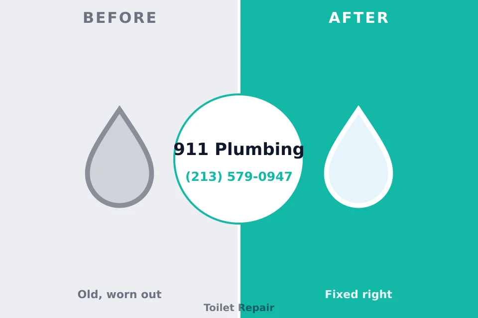 Before and after: plumbing repair Mountain Lake Park, MD